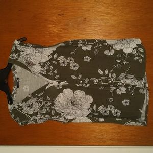 Papermoon Sleeveless Top w/ Ruffle Shoulder